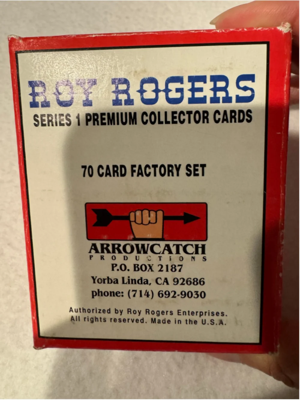 Vintage Arrowcatch Productions Roy Rogers 70 Collector Card Factory Set Comic